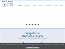 Tablet Screenshot of michelau-dach.de
